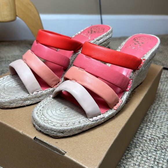Vince Camuto Women's Molisana Espadrille Wedge Sandal - Tiger Lily -Size 10 - Picture 2 of 16